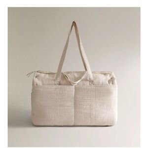 Zara Cream Kids Tote or Diaper bag